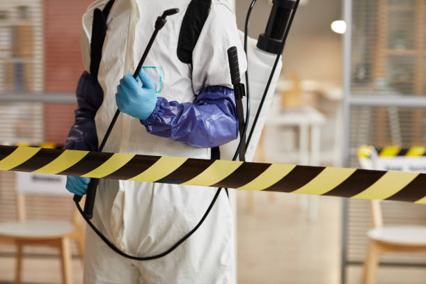 Professional Blood Cleanup technician working in Western Grove, AR